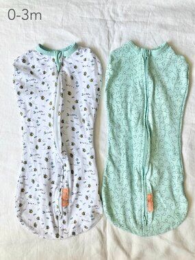 💙2/$25 SwaddleMe Pod Newborn Infant Baby 0-3Months Sleep Swaddle Sack Summer